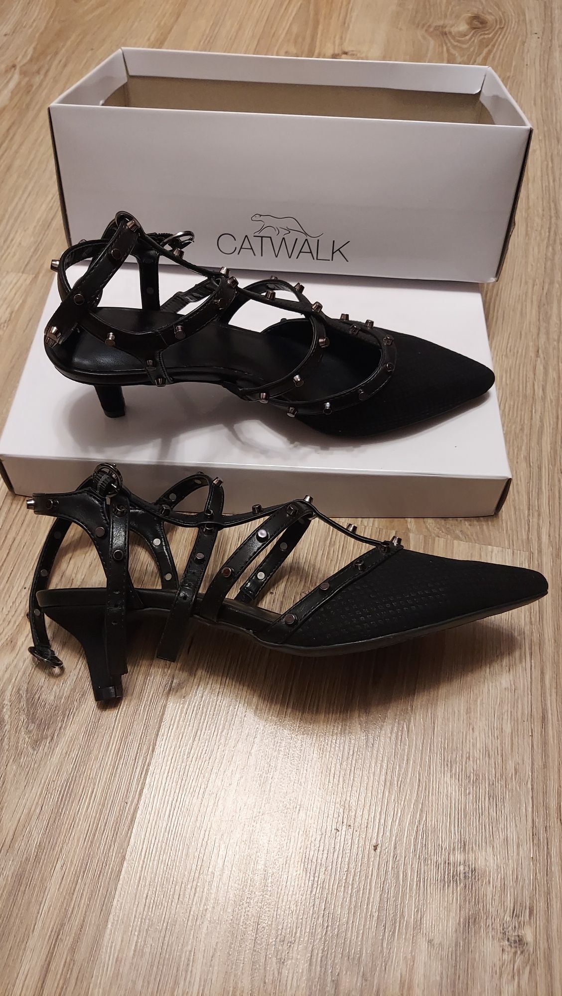 Buty szpilki catwalc