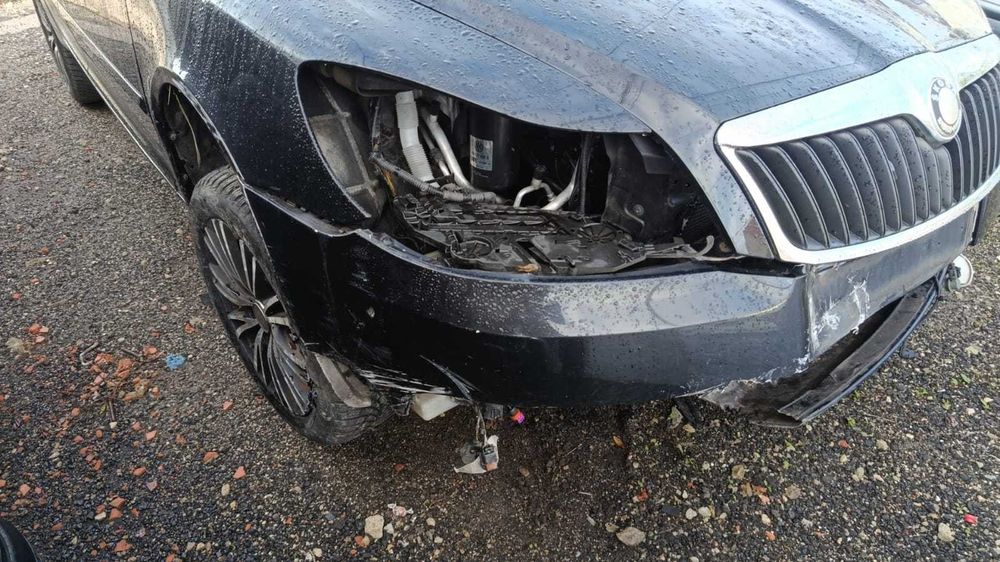 Skoda Otavia acidentada