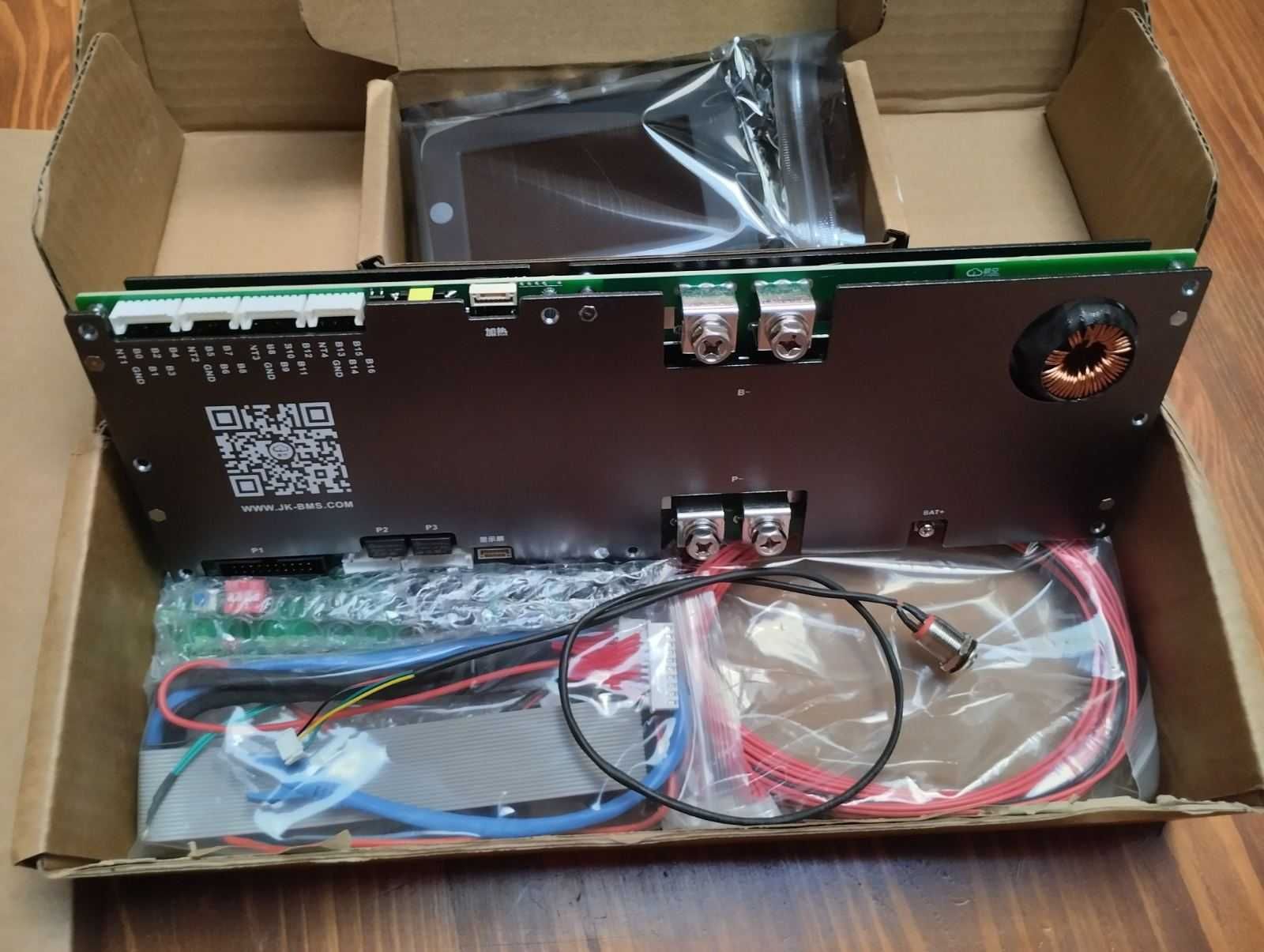 BMS  Jikong JK PB2a16s15p Інверторна БМС,150А 200А,екран 3,2,