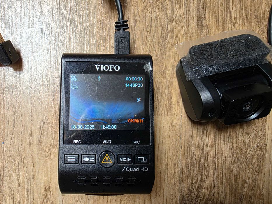 Wideorejestrator VIOFO A129 PLUS DUO GPS Kamera samochodowa GPS