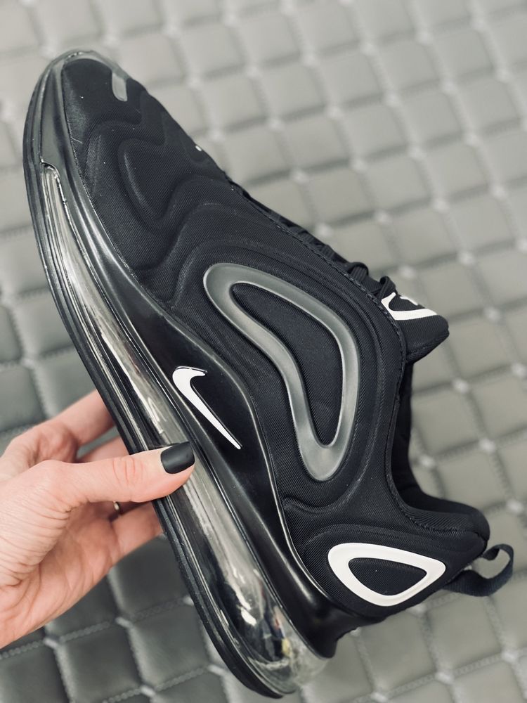 Nike Air Max 720 black чоловічі жіночі кросівки Найк Аір Макс 720