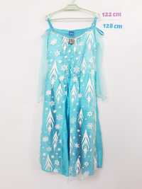 Sukienka Elsa Frozen Królowa Śniegu rozmiar 122 128 cm. A2171