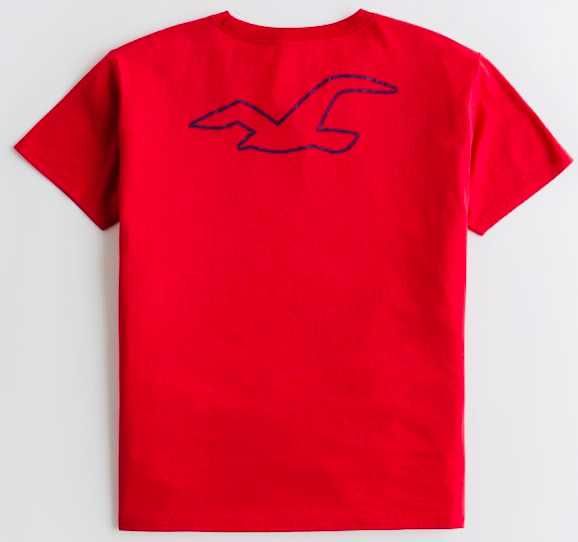 T-shirt damski Hollister Co. Print Logo Graphic Tee size M