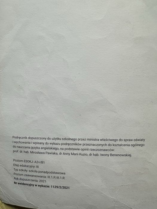 Podręcznik Impulse 2 klasa 1 język angielski