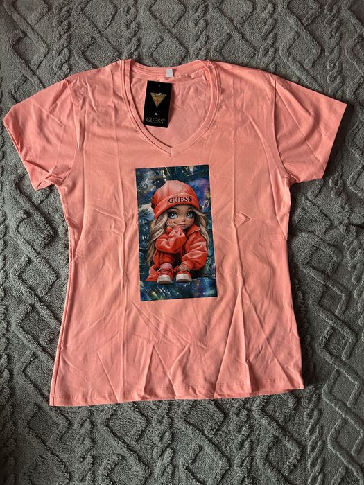 Koszulka łososiowa XL z lalką