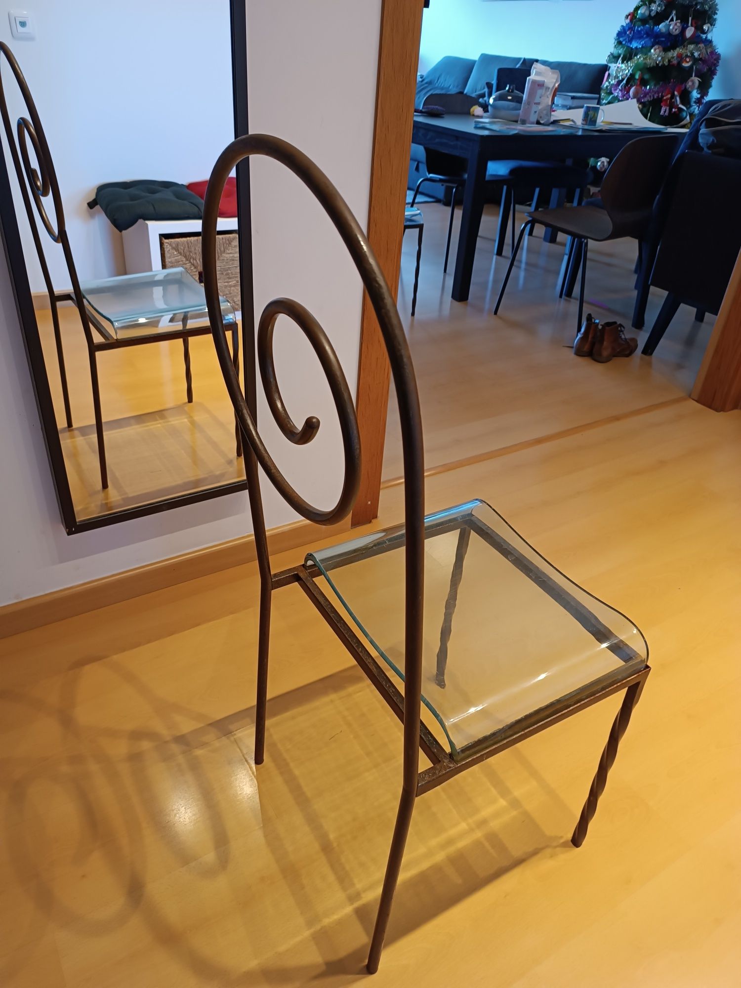 4 cadeiras vintage Suspiral de Luigi Serafini, Sawaya & Moroni