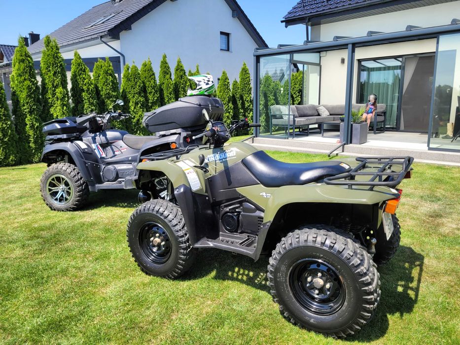 Suzuki kingquad zarejestrowany