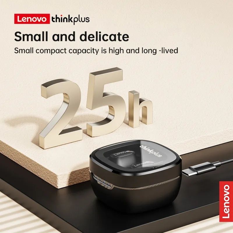 Nowe Słuchawki Lenovo XT 62 thinkplus XT62 Bluetooth 5.3 czarne buds