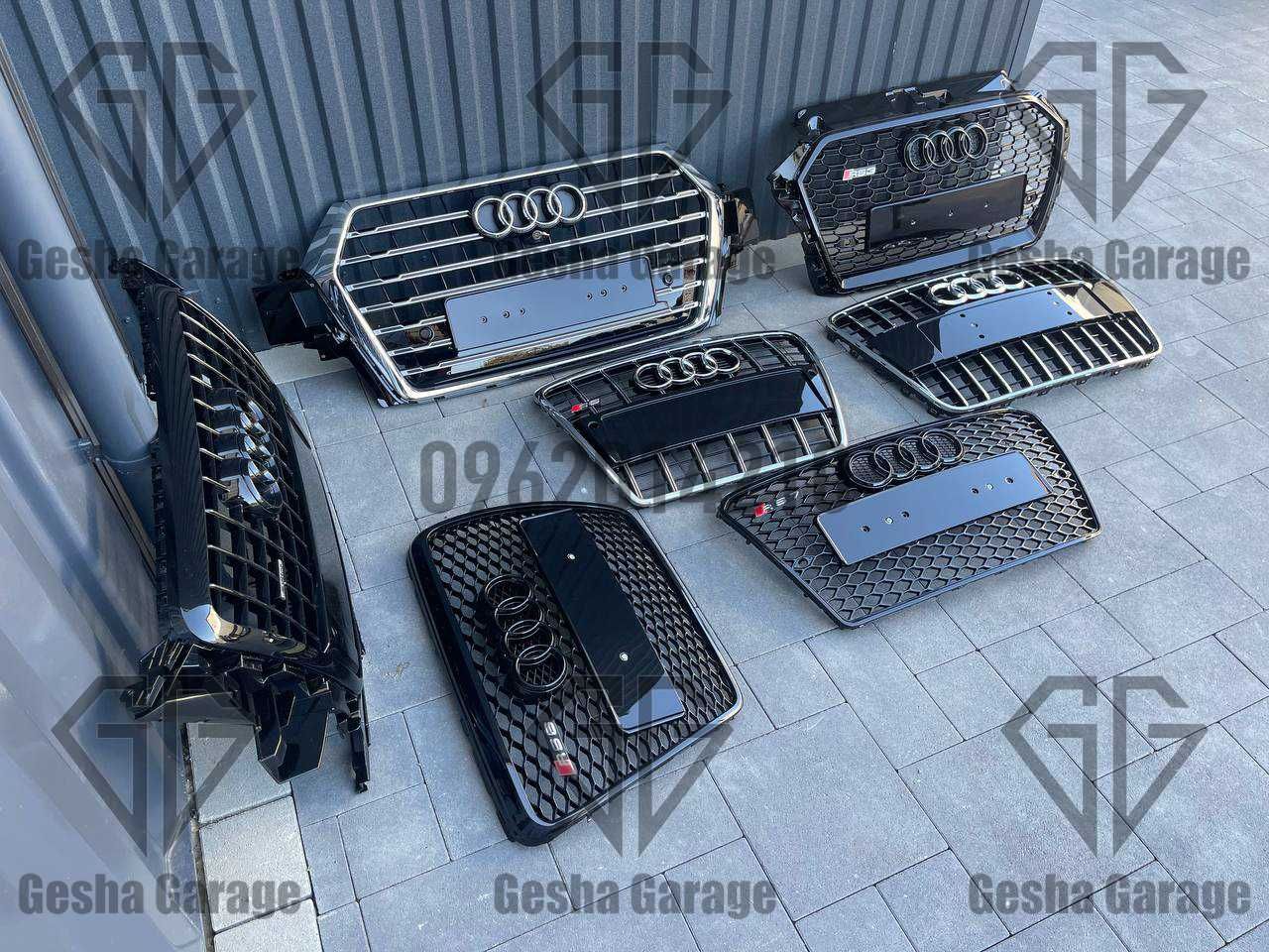 ТОП ЯКІСТЬ Решітки решетки audi ауді ауди a1a3a4a5a6a7a8q5q3q7s6rs4sq5