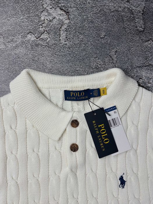 Поло в'язане Ralph Lauren футболка комір ральф лаурен