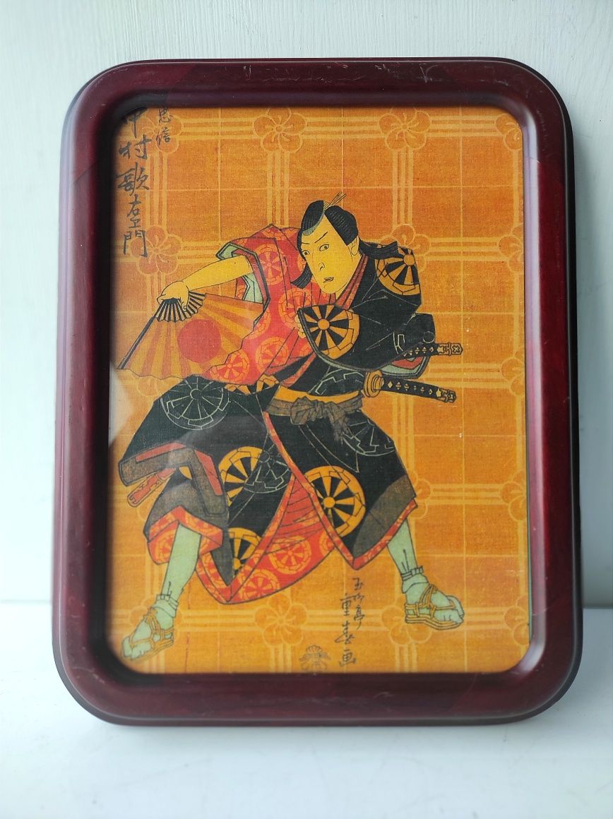 Samuraj, Katana, Szabla Obrazek w ramce