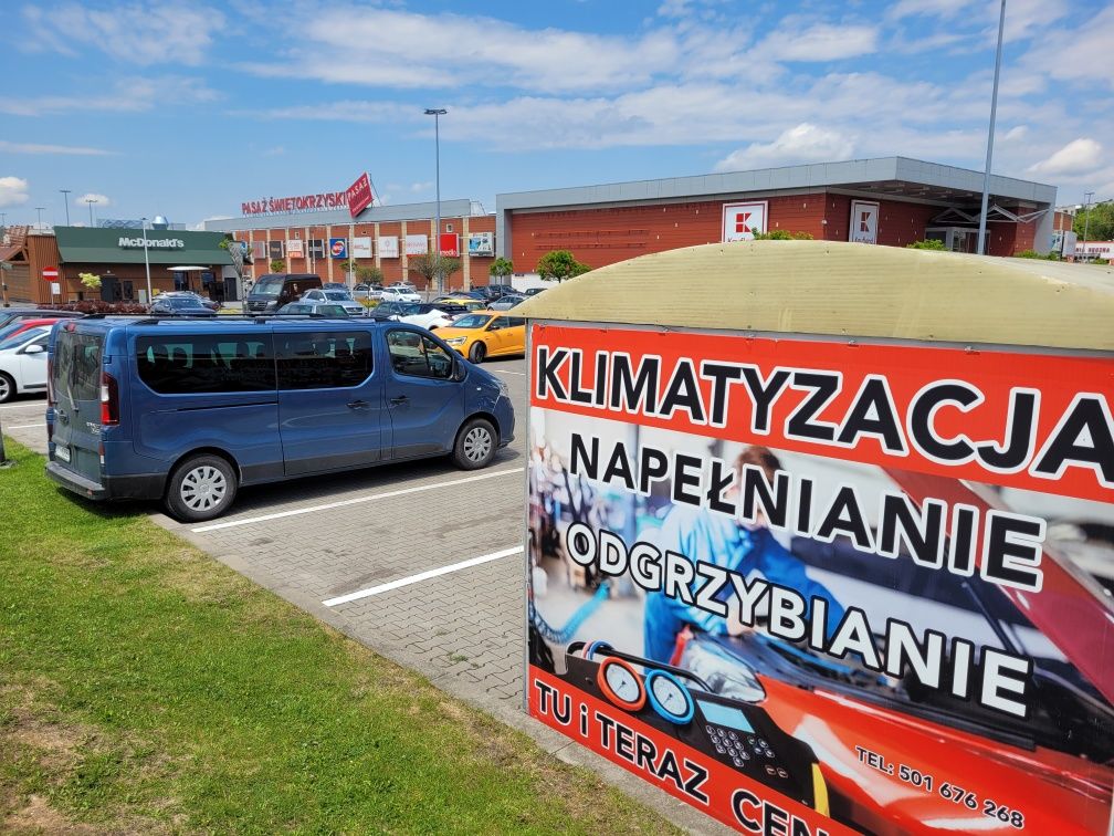 Napełnianie klimatyzacji  Odgrzybianie Ozonem Nowa cena 180 zł !!!