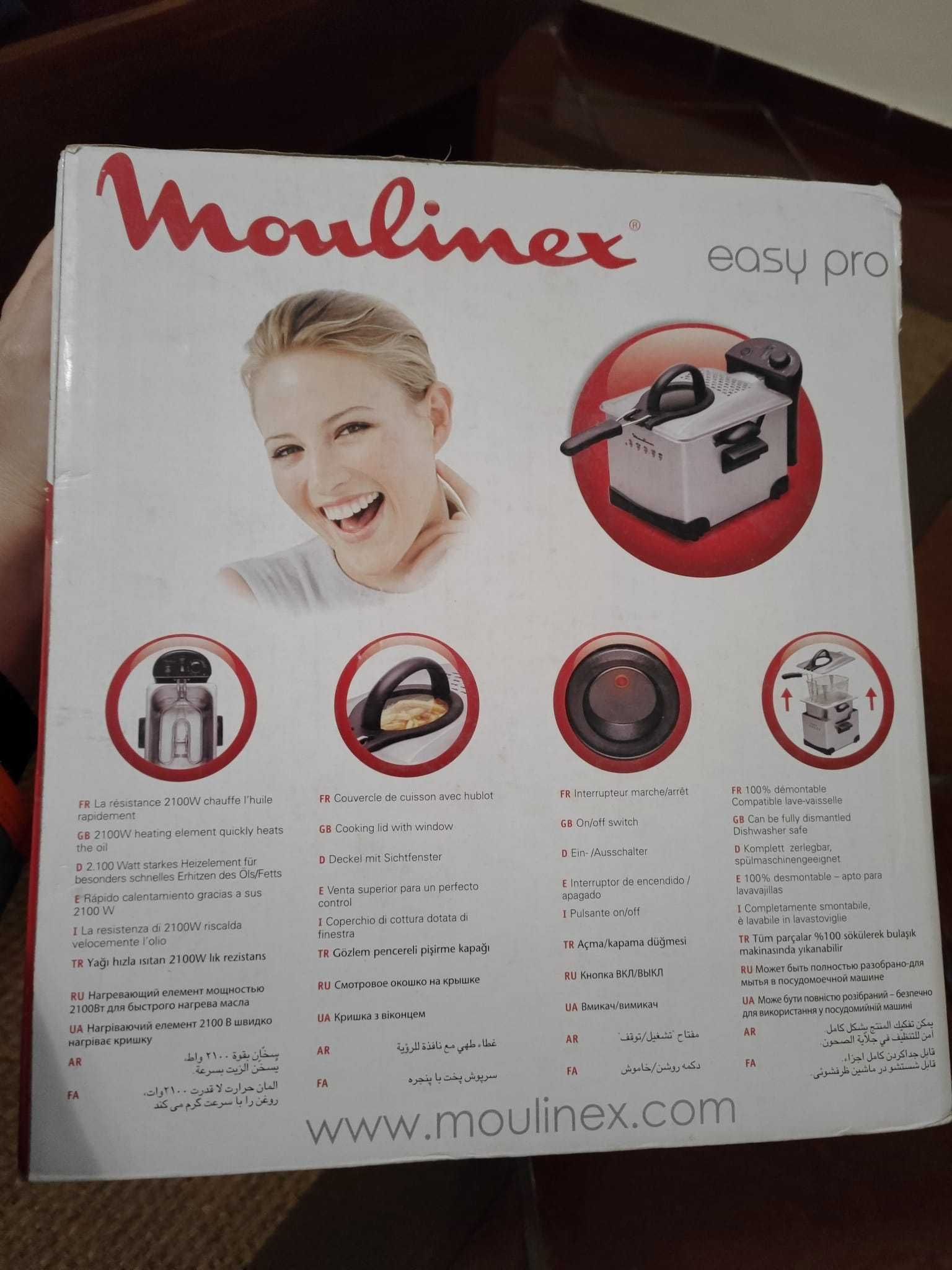 Fritadeira Moulinex Easy Pro - NOVA