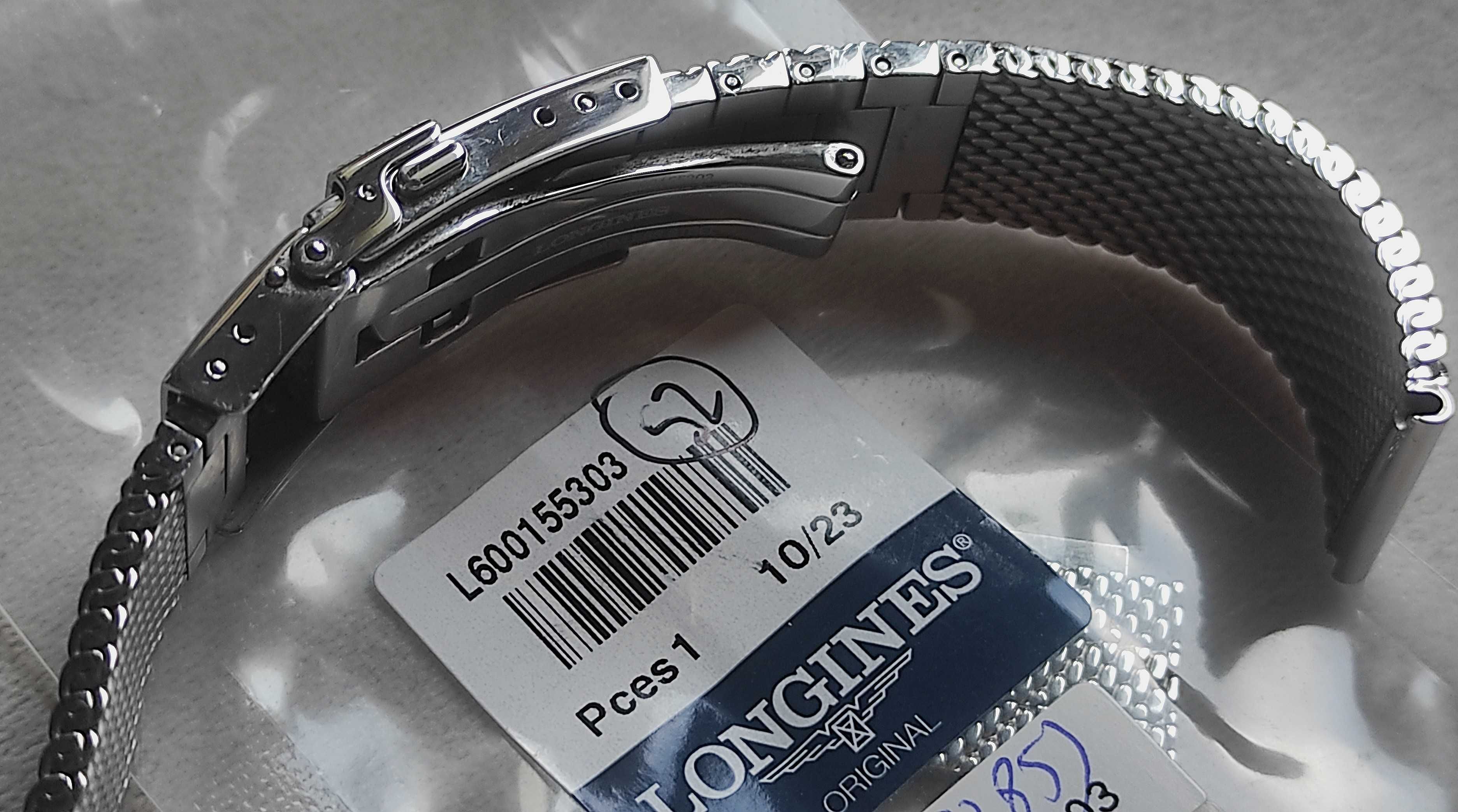 Bransoleta Mesh Stalowa Longines 19mm Legend Diver + ori TELESKOPY