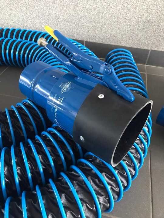 Wyciąg do spalin podwójny 5m fi100mm 0,75kW 380V