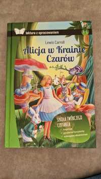Książka Alicja w krainie czarów Lewis Carroll lektura z opracowaniem S