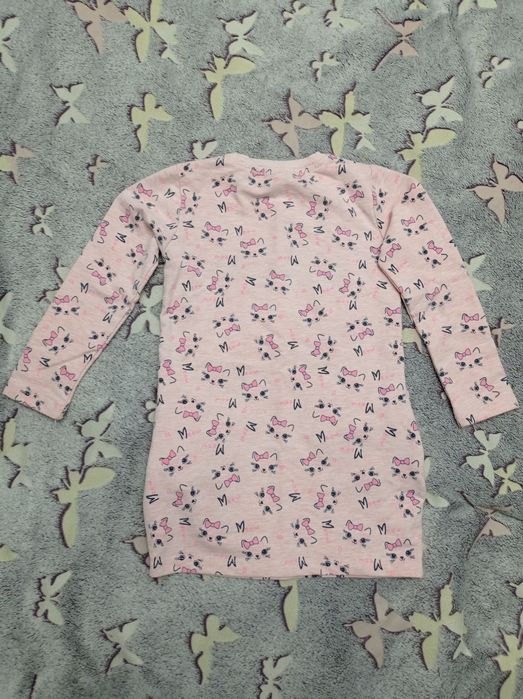 Ніжно-рожеве плаття-туніка Breeze Girls 110 см (5 років) з котиками