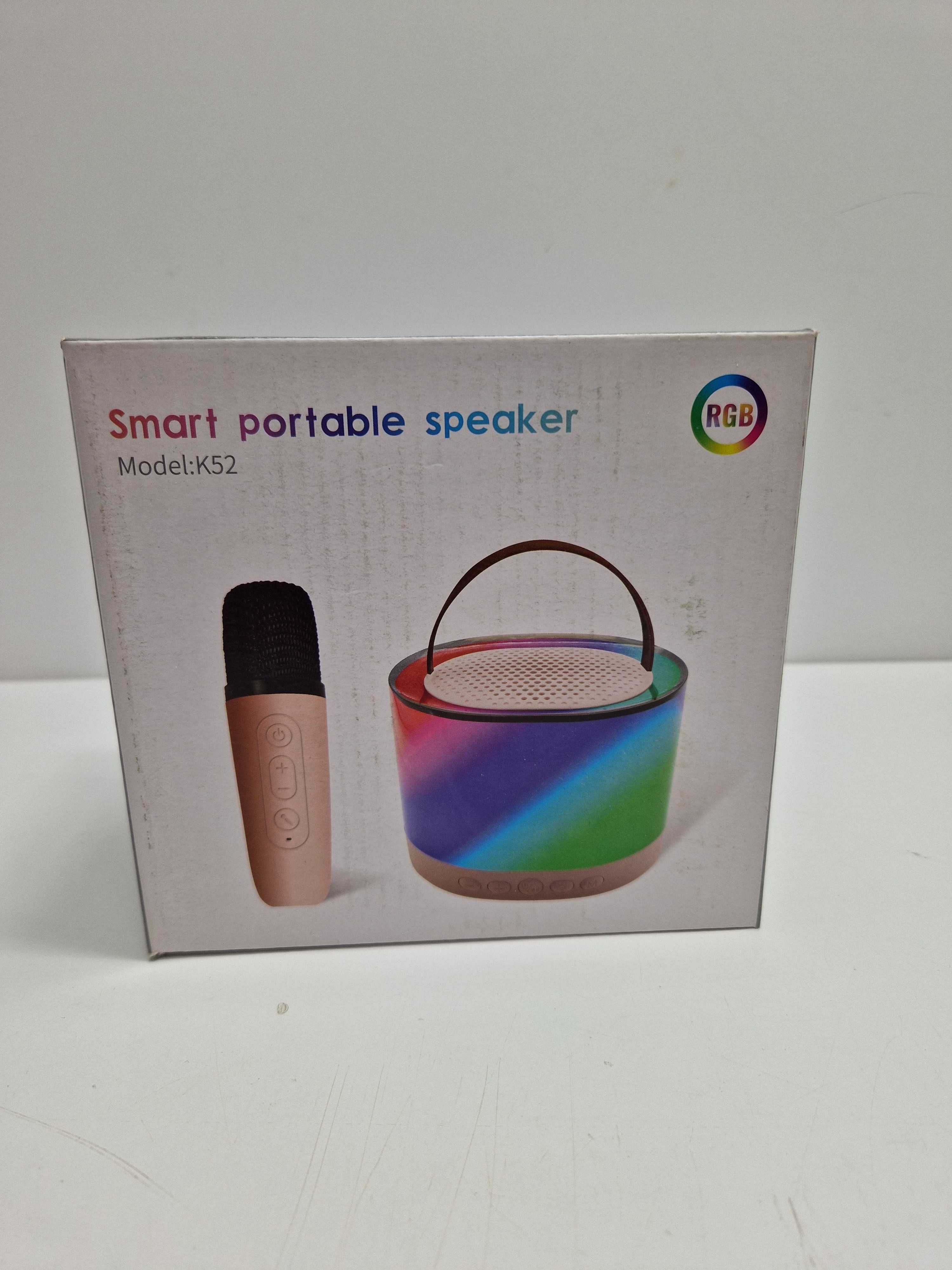 Zestaw do karaoke K52 2 mikrofony głośnik bezprzewodowy Bluetooth