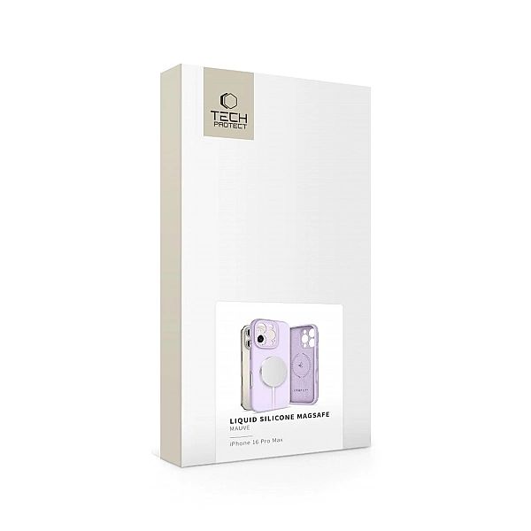 Tech-Protect Liquid Silicone Magsafe Iphone 16 Pro Max Mauve