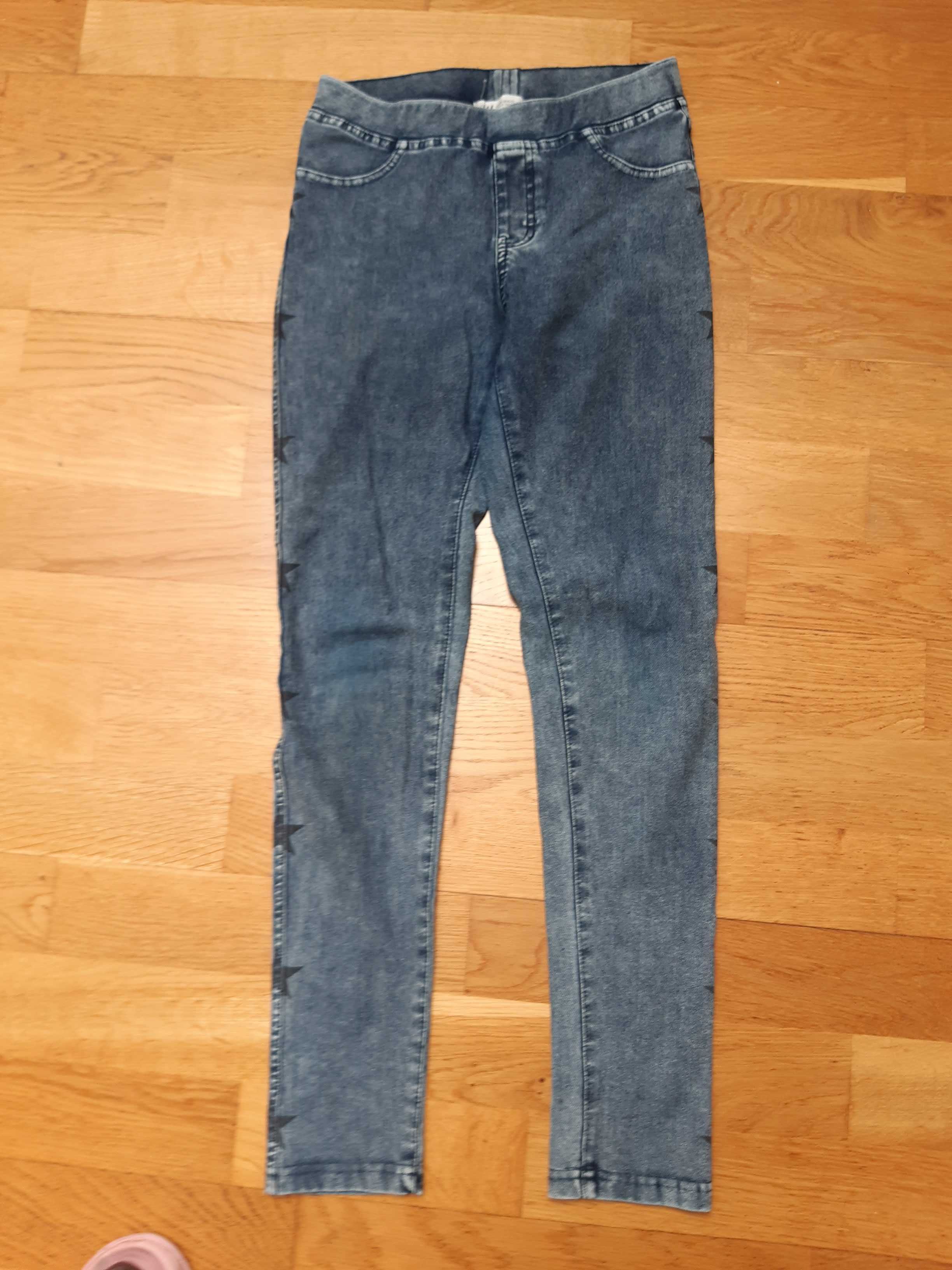Spodnie treginsy h&m 146