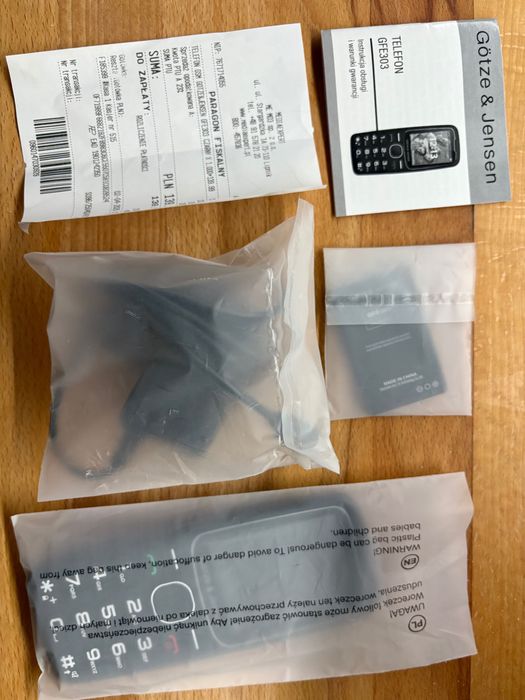 Telefon dla seniora Götze&Jensen Easyphone GFE303 SOS