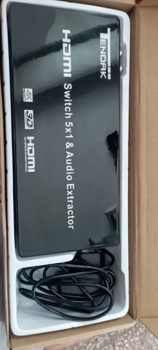 Tendak HDMI Switch 5x1 & Audio Extractor, czyli przełącznik HDMI z eks