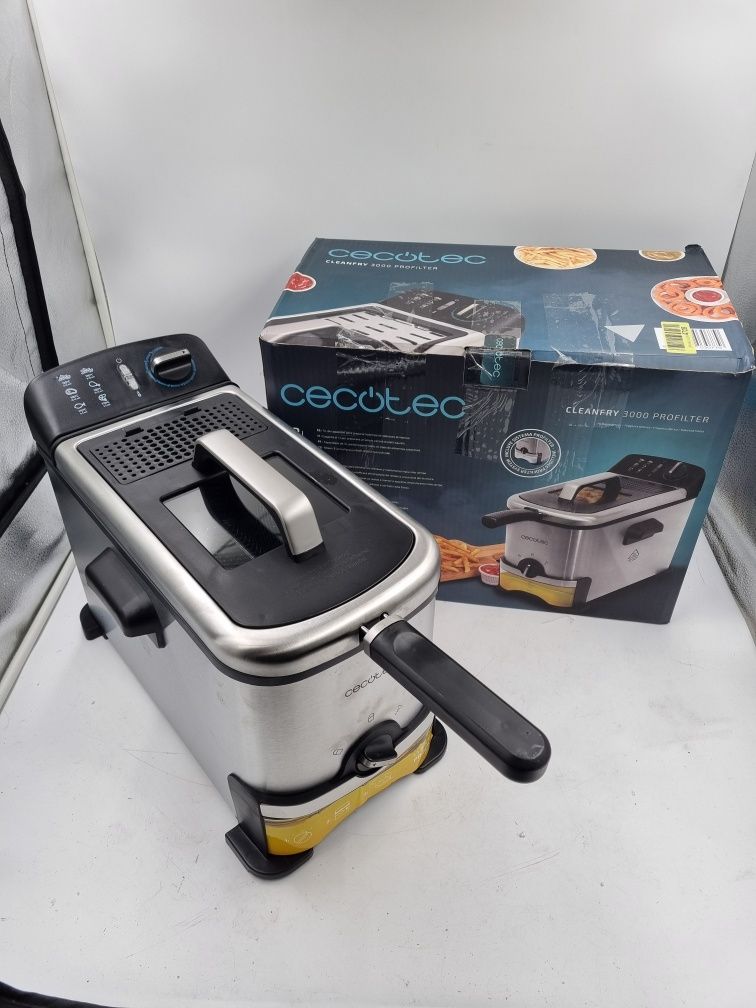 Frytkownica Cecotec CleanFry 3000 ProFilter, 2000W, pojemność 3 litry
