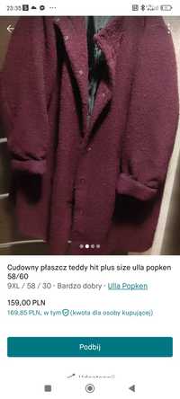 Płaszcz plus size Teddy ulla popken