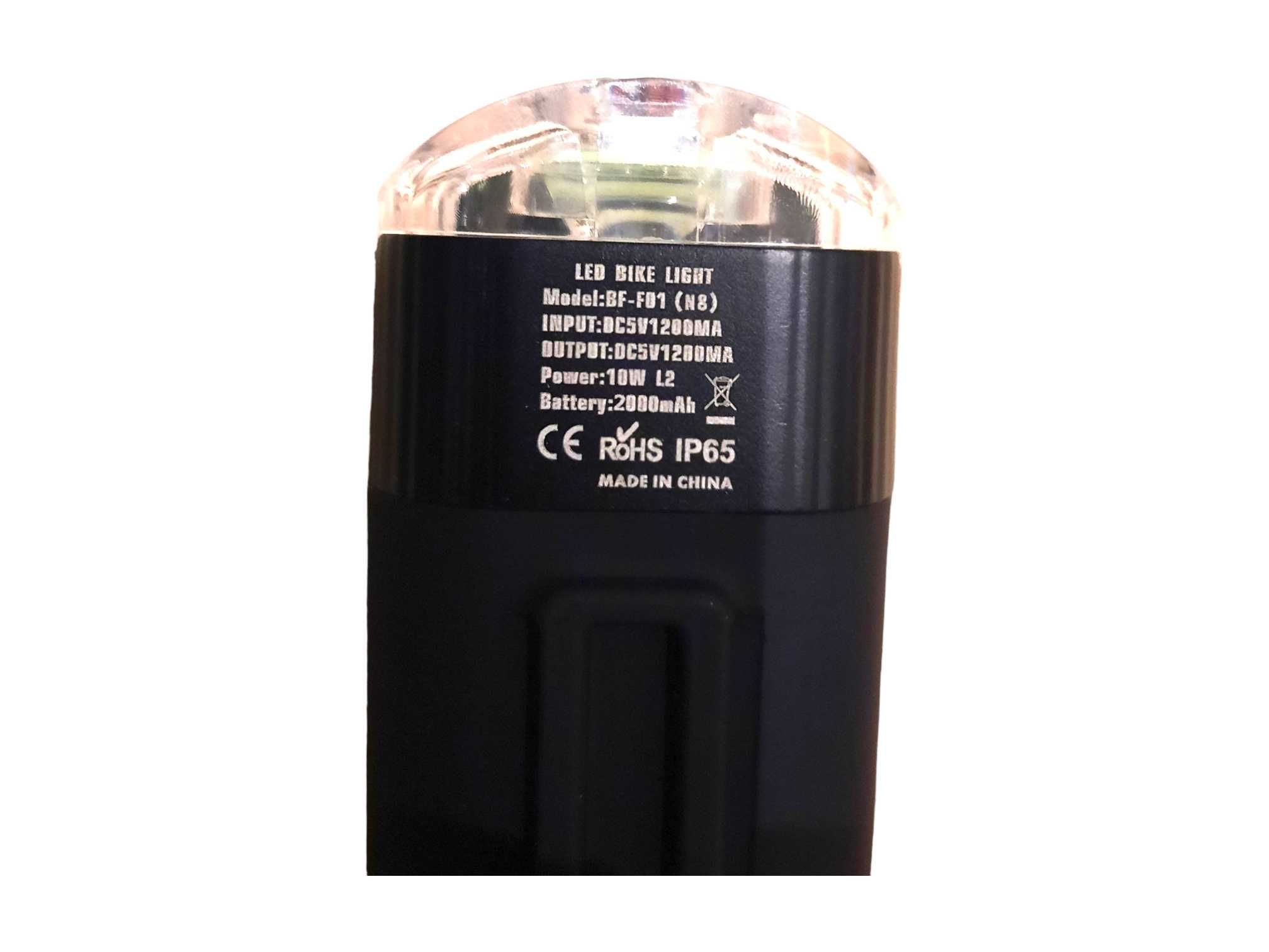 Inteligentne rowerowe światło lampka LED rowerowa latarka USB