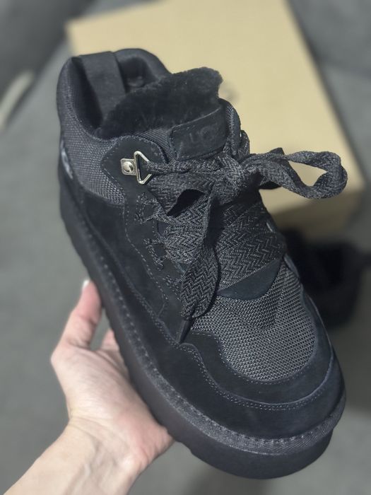 Ugg lowmel black женские черные угги лоумель