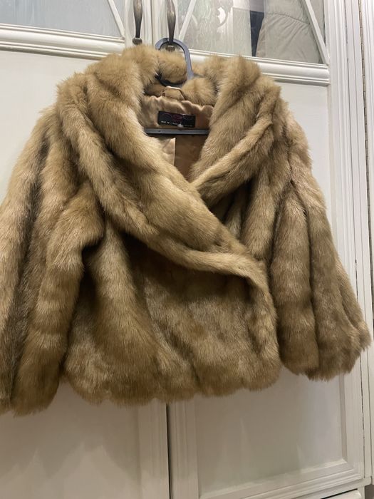 Шубка шуба полушубок під норку штучне хутро