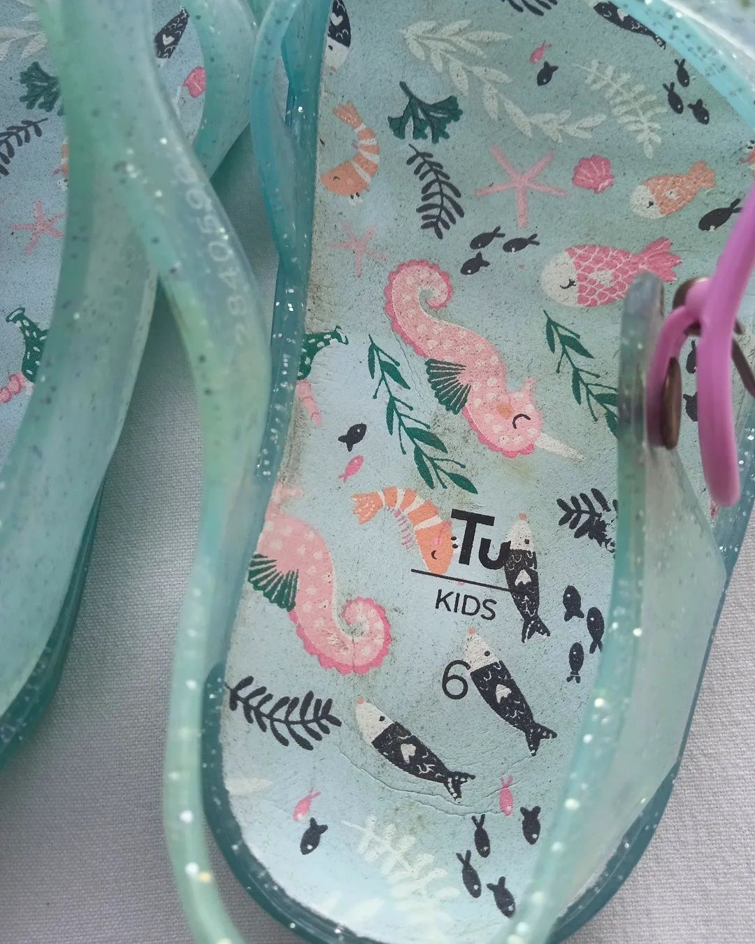 Детские сандали для девочки аквашузы босоножки размер 24 стелька 14,5