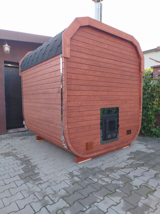 Sauna ogrodowa piec na drewno od ręki
