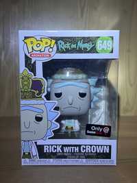 Rick with crown 649 Rick and Morty Gamertop Funko Pop