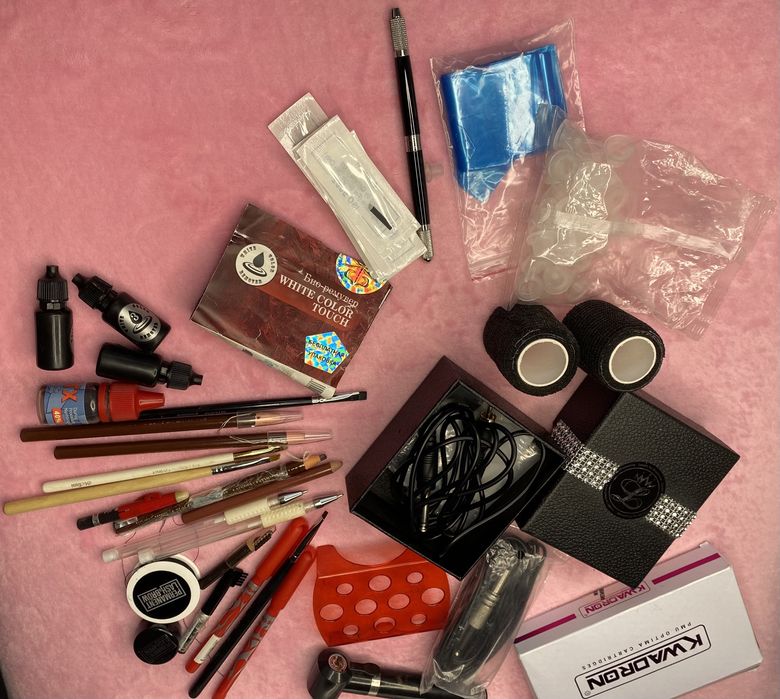 Набір для перманентного макіяжу, машинка