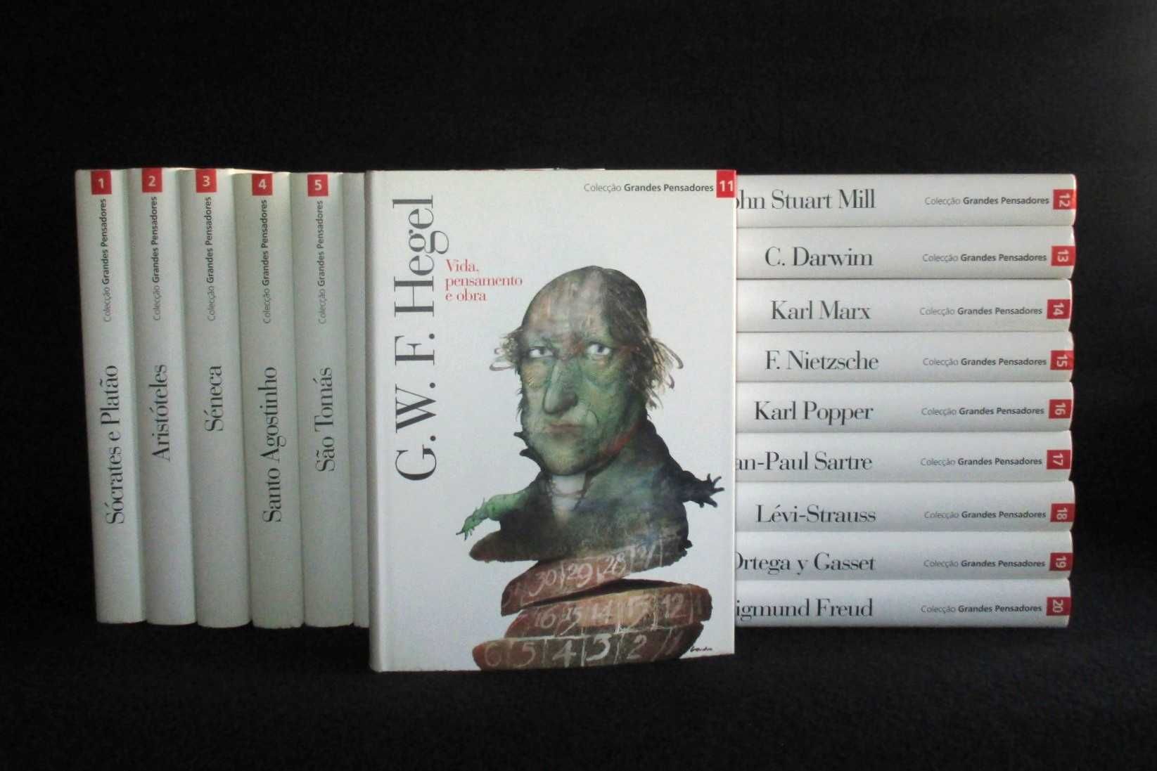 Livros Colecção Grandes Pensadores Vida Pensamento e Obra Completa