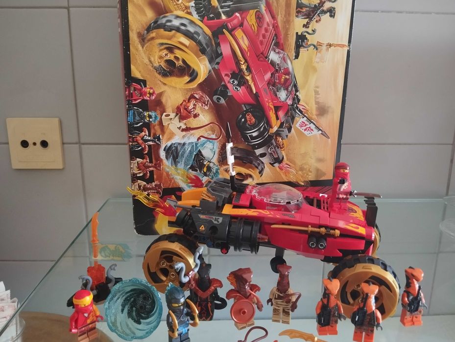 Lego Ninjago caixa e instruções