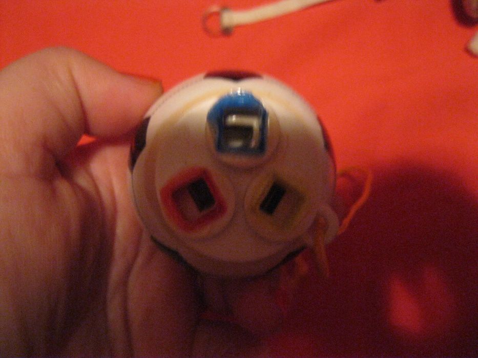 игрушка детская футбольный мяч свисток пластик