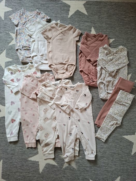 Paczka wyprawka dziewczynka  h&m r.62