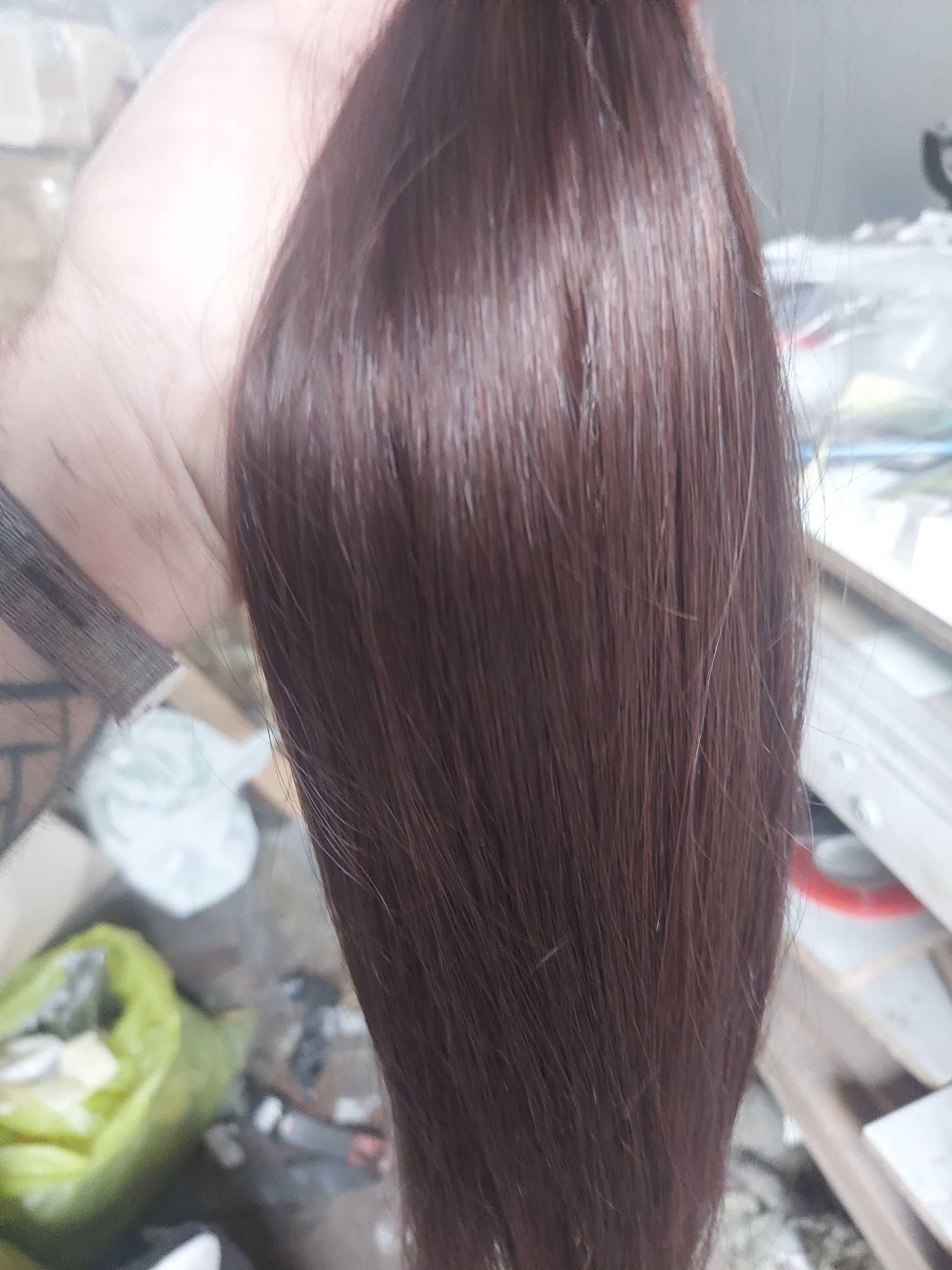 Naturalne włosy ok 53 cm 100 pasm /850