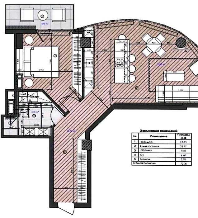 Продаж чудової 2-кімнатної квартири по вул. Казимира Малевича, 48