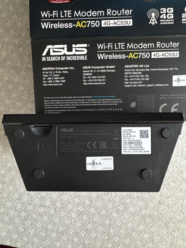 Wi-Fi LTE Modem Router Wireless -AC750