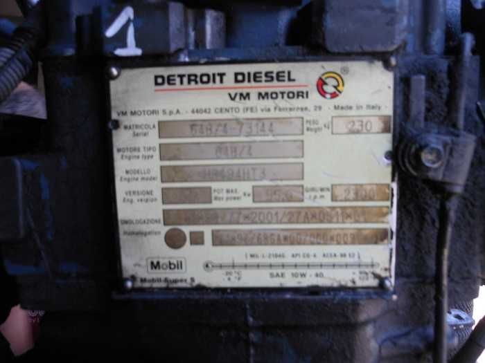 Silnik DETROIT DIESEL VW Motori 64B/4