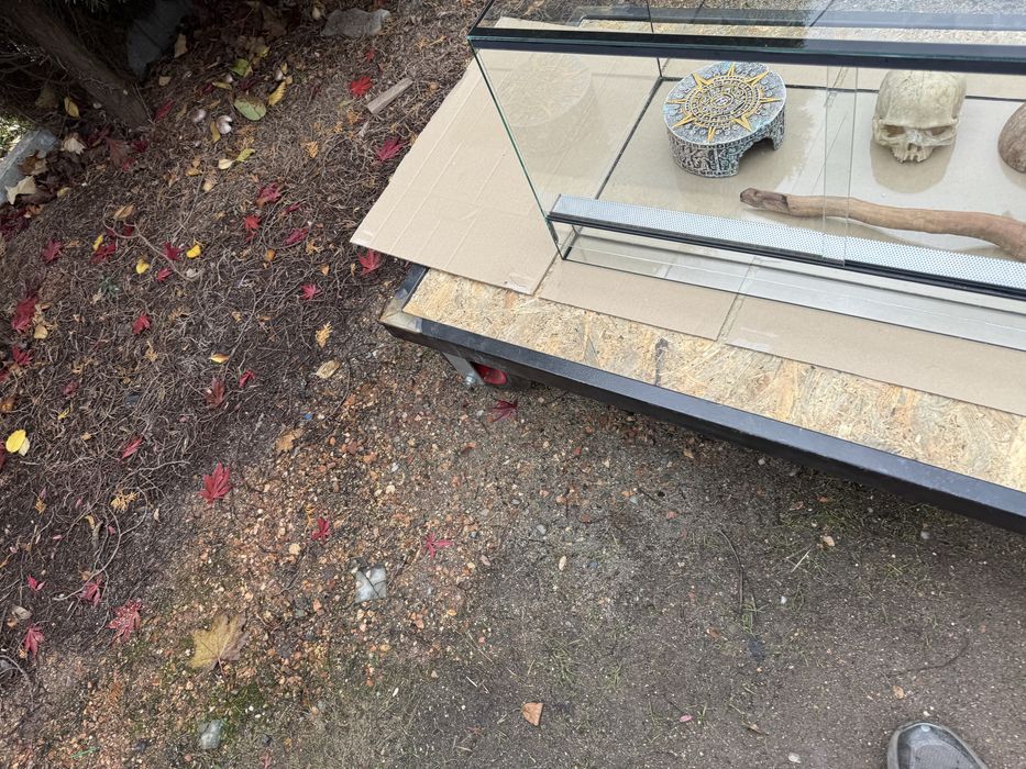 Terrarium dla weża z wyposazeniem  80x40x40