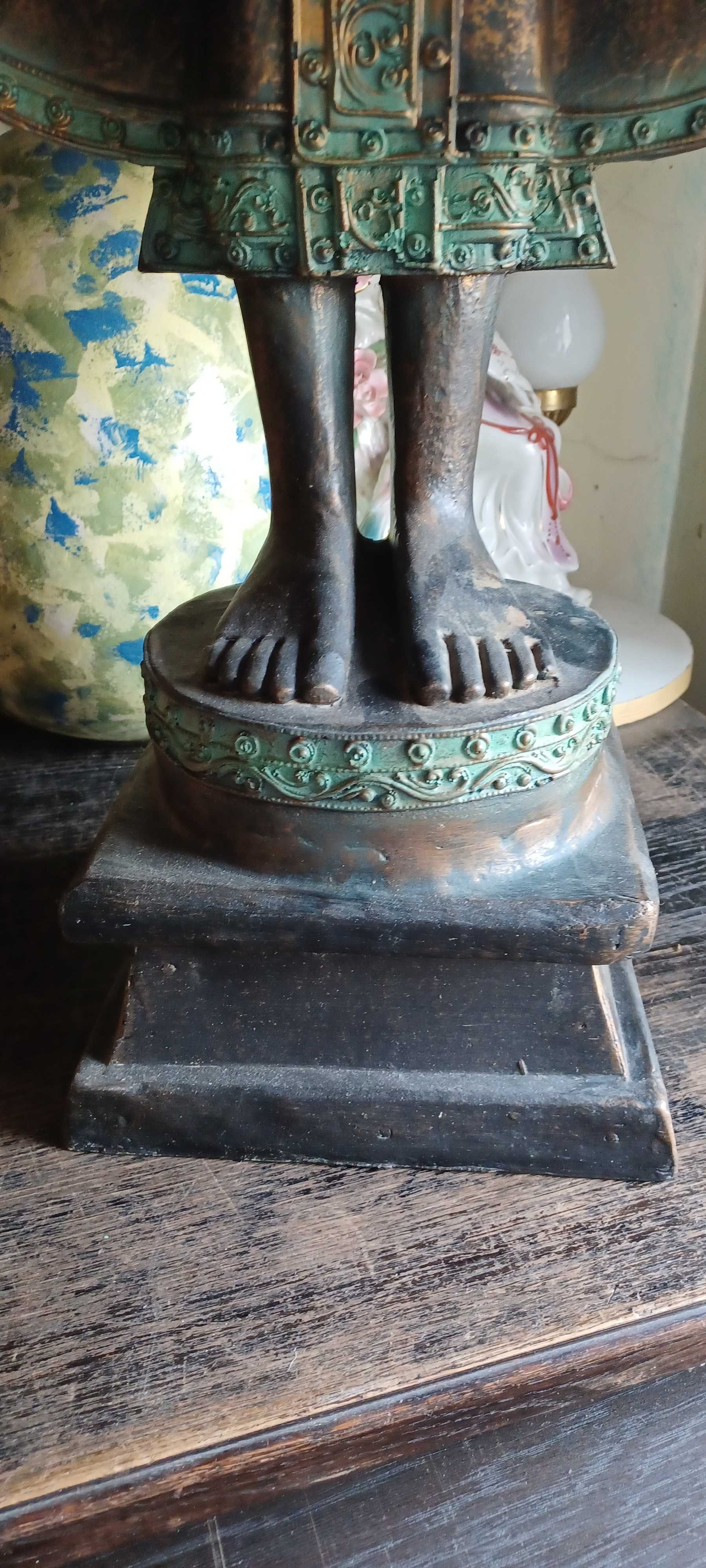 rzeżba 118cm wysoka ciężka plastyczna Budda brak lew barku PILNIE
