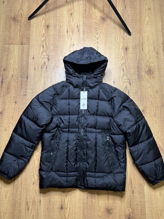 Пуховик СР Company, CP Company Down Jacket/чорна куртка сп компани