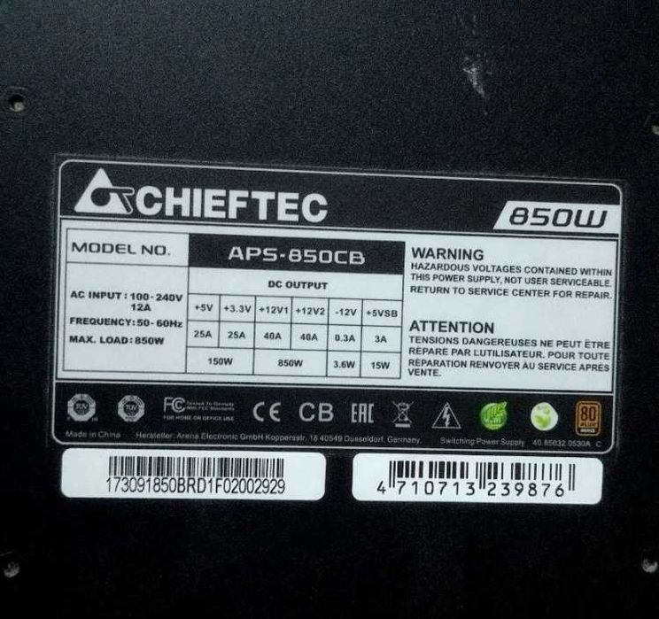 Блок питания CHIEFTEC