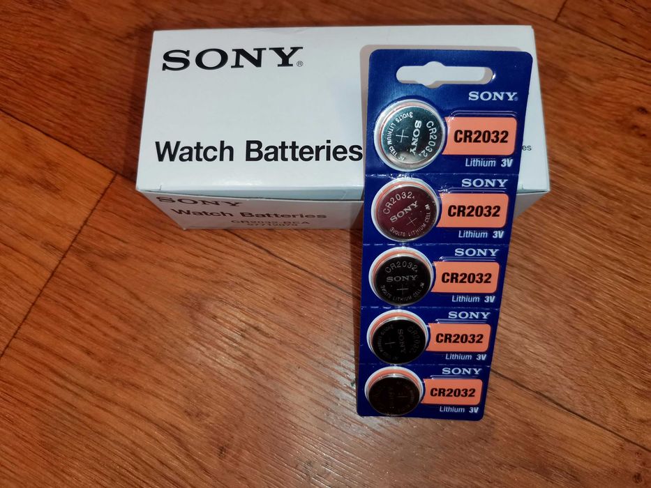 Батарейки Sony Сони CR2032 2032 круглые таблетки ORG БЛИСТЕР 5 ШТ