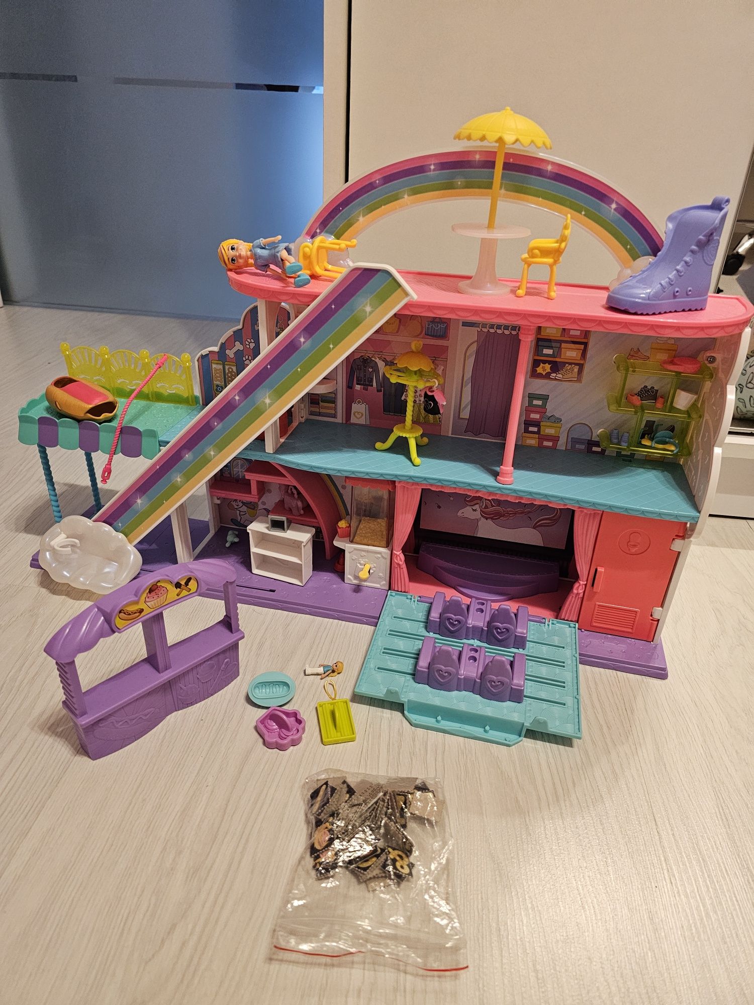 POLLY POCKET tęczowe centrum handlowe