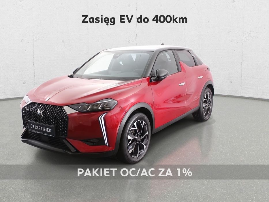 DS Automobiles DS 3 Crossback E-Tense 54kWh Rivoli skóry ładowarka 3fazowa FVAT23%